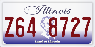 IL license plate Z648727