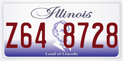 IL license plate Z648728