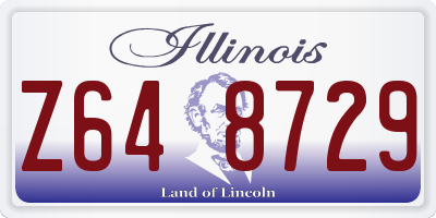 IL license plate Z648729