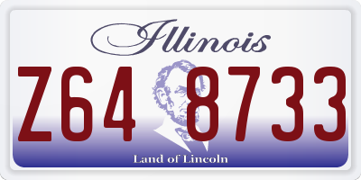 IL license plate Z648733