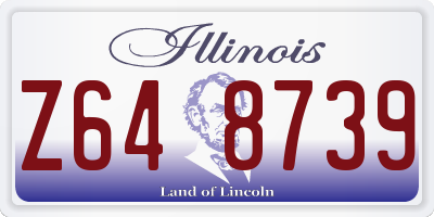 IL license plate Z648739