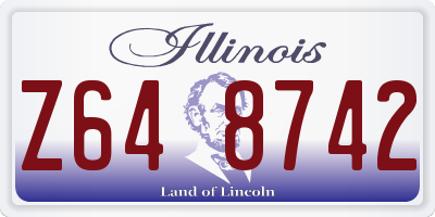IL license plate Z648742
