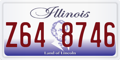 IL license plate Z648746