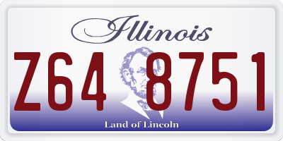 IL license plate Z648751