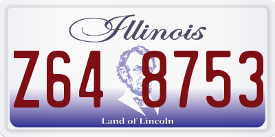 IL license plate Z648753