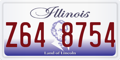 IL license plate Z648754