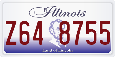 IL license plate Z648755