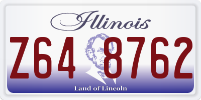 IL license plate Z648762