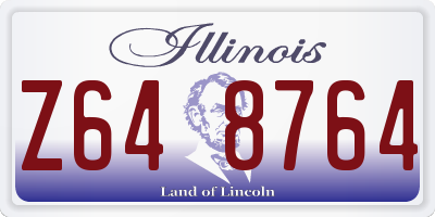 IL license plate Z648764