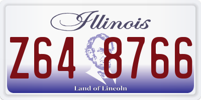 IL license plate Z648766