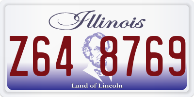 IL license plate Z648769