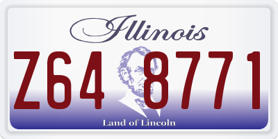 IL license plate Z648771