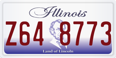 IL license plate Z648773