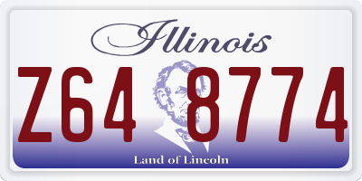 IL license plate Z648774