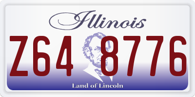 IL license plate Z648776