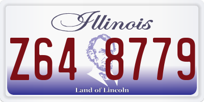 IL license plate Z648779