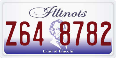 IL license plate Z648782