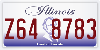 IL license plate Z648783