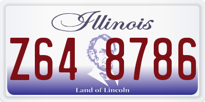 IL license plate Z648786