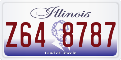 IL license plate Z648787