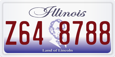 IL license plate Z648788