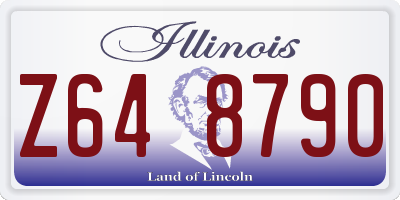 IL license plate Z648790