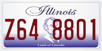 IL license plate Z648801