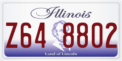 IL license plate Z648802