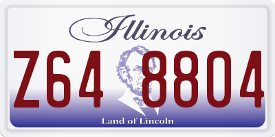 IL license plate Z648804