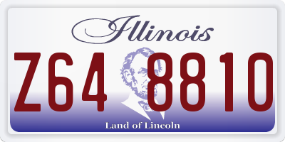 IL license plate Z648810
