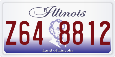 IL license plate Z648812