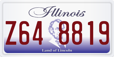 IL license plate Z648819