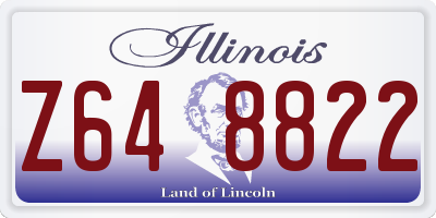 IL license plate Z648822