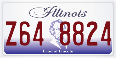 IL license plate Z648824