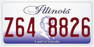 IL license plate Z648826