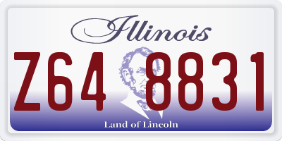 IL license plate Z648831
