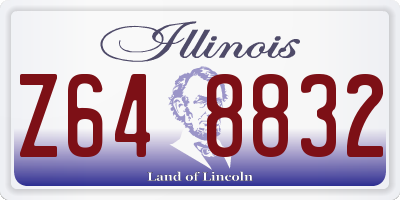 IL license plate Z648832