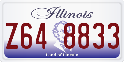 IL license plate Z648833