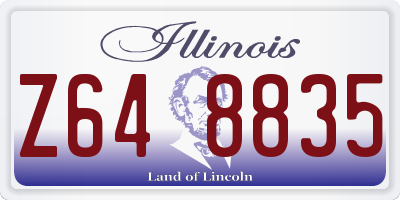 IL license plate Z648835