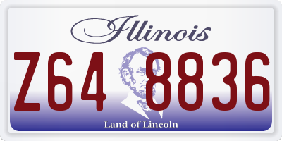IL license plate Z648836