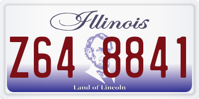 IL license plate Z648841