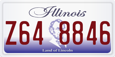 IL license plate Z648846