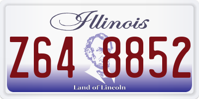IL license plate Z648852