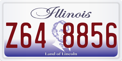 IL license plate Z648856