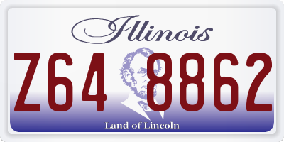 IL license plate Z648862