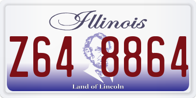 IL license plate Z648864