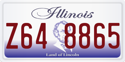IL license plate Z648865