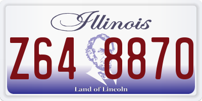 IL license plate Z648870