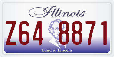IL license plate Z648871