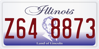 IL license plate Z648873